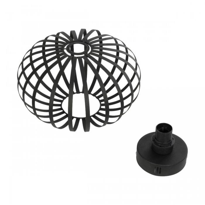 GLOBOSTAR® STAR 202-0051 Μοντέρνο Φωτιστικό Οροφής με Ντουί 1 x E27 AC 220-240V IP20 - Μαύρο - Μ40 x Π40 x Υ27cm GLOBOSTAR® STAR 202-0051 Μοντέρνο Φωτιστικό Οροφής με Ντουί 1 x E27 AC 220-240V IP20 - Μαύρο - Μ40 x Π40 x Υ27cm