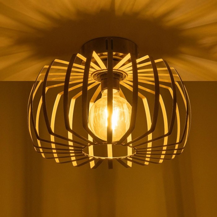 GLOBOSTAR® STAR 202-0053 Μοντέρνο Φωτιστικό Οροφής με Ντουί 1 x E27 AC 220-240V IP20 - Χρυσό - Μ40 x Π40 x Υ27cm GLOBOSTAR® STAR 202-0053 Μοντέρνο Φωτιστικό Οροφής με Ντουί 1 x E27 AC 220-240V IP20 - Χρυσό - Μ40 x Π40 x Υ27cm