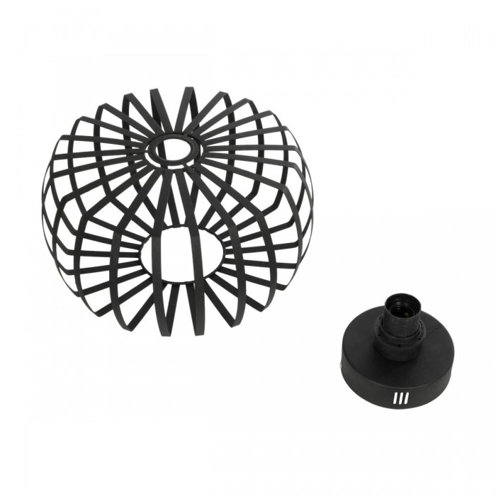 GLOBOSTAR® STAR 202-0054 Μοντέρνο Φωτιστικό Οροφής με Ντουί 1 x E27 AC 220-240V IP20 - Μαύρο - Μ40 x Π40 x Υ27cm GLOBOSTAR® STAR 202-0054 Μοντέρνο Φωτιστικό Οροφής με Ντουί 1 x E27 AC 220-240V IP20 - Μαύρο - Μ40 x Π40 x Υ27cm