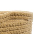 GloboStar® Artificial Garden HYDRA 20206 Διακοσμητικό Πλεκτό Καλάθι - Κασπώ Γλάστρα - Flower Pot Μπεζ με Μαύρο Π25cm x Υ25cm GloboStar® Artificial Garden HYDRA 20206 Διακοσμητικό Πλεκτό Καλάθι - Κασπώ Γλάστρα - Flower Pot Μπεζ με Μαύρο Π25cm x Υ25cm