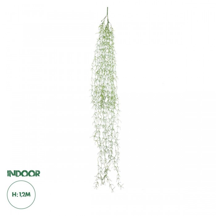 GloboStar® Artificial Garden TILLANDSIA HANGING BRANCH 20236 Τεχνητό Διακοσμητικό Κρεμαστό Φυτό Ισπανικό Βρύο Τιλάντσια Υ120cm
