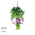 GloboStar® Artificial Garden MORNING GLORY HANGING BRANCH 20238 Τεχνητό Διακοσμητικό Κρεμαστό Φυτό Ιπομέα - Πρωϊνή Χαρά Υ60cm GloboStar® Artificial Garden MORNING GLORY HANGING BRANCH 20238 Τεχνητό Διακοσμητικό Κρεμαστό Φυτό Ιπομέα - Πρωϊνή Χαρά Υ60cm