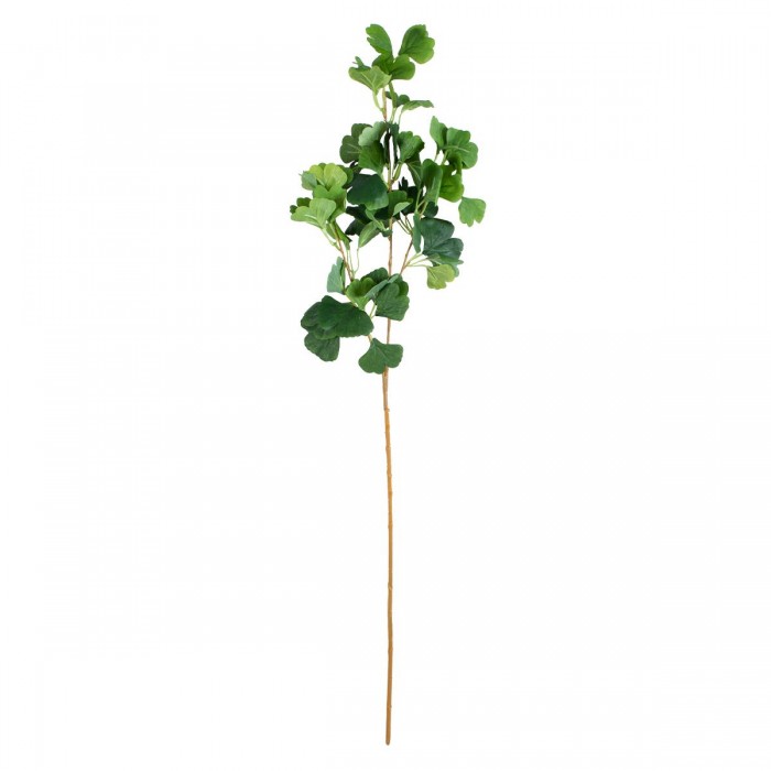GloboStar® Artificial Garden GINKGO BRANCH 20259 Τεχνητό Διακοσμητικό Κλαδί Γκίγκο Π22 x Υ80cm