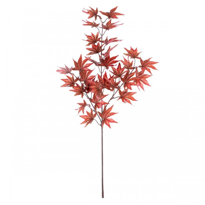 GloboStar® Artificial Garden MAPLE BRANCH 20263 Τεχνητό Διακοσμητικό Κλαδί Σφένδαμου Π25 x Υ90cm