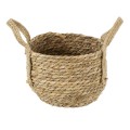 GloboStar® Artificial Garden PAROS 20275 Διακοσμητικό Πλεκτό Καλάθι - Κασπώ Γλάστρα - Flower Pot Μπεζ Φ19cm x Υ15cm GloboStar® Artificial Garden PAROS 20275 Διακοσμητικό Πλεκτό Καλάθι - Κασπώ Γλάστρα - Flower Pot Μπεζ Φ19cm x Υ15cm