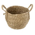 GloboStar® Artificial Garden PAROS 20276 Διακοσμητικό Πλεκτό Καλάθι - Κασπώ Γλάστρα - Flower Pot Μπεζ Φ24cm x Υ19cm GloboStar® Artificial Garden PAROS 20276 Διακοσμητικό Πλεκτό Καλάθι - Κασπώ Γλάστρα - Flower Pot Μπεζ Φ24cm x Υ19cm
