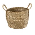 GloboStar® Artificial Garden PAROS 20277 Διακοσμητικό Πλεκτό Καλάθι - Κασπώ Γλάστρα - Flower Pot Μπεζ Φ29cm x Υ25cm GloboStar® Artificial Garden PAROS 20277 Διακοσμητικό Πλεκτό Καλάθι - Κασπώ Γλάστρα - Flower Pot Μπεζ Φ29cm x Υ25cm