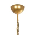 GLOBOSTAR® TRITON 203-0254 Vintage Κρεμαστό Φωτιστικό Οροφής με Ντουί 5 x E27 AC 220-240V IP20 - Χρυσό & Μπεζ - Μ50 x Π50 x Υ48cm GLOBOSTAR® TRITON 203-0254 Vintage Κρεμαστό Φωτιστικό Οροφής με Ντουί 5 x E27 AC 220-240V IP20 - Χρυσό & Μπεζ - Μ50 x Π50 x Υ48cm