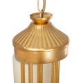 GLOBOSTAR® TRITON 203-0254 Vintage Κρεμαστό Φωτιστικό Οροφής με Ντουί 5 x E27 AC 220-240V IP20 - Χρυσό & Μπεζ - Μ50 x Π50 x Υ48cm GLOBOSTAR® TRITON 203-0254 Vintage Κρεμαστό Φωτιστικό Οροφής με Ντουί 5 x E27 AC 220-240V IP20 - Χρυσό & Μπεζ - Μ50 x Π50 x Υ48cm