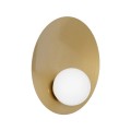 GLOBOSTAR® PLATO 203-0278 Vintage Φωτιστικό Τοίχου - Απλίκα με Ντουί 1 x E14 AC 220-240V IP20 - Χρυσό & Λευκό - M40 x Π19 x Υ40cm GLOBOSTAR® PLATO 203-0278 Vintage Φωτιστικό Τοίχου - Απλίκα με Ντουί 1 x E14 AC 220-240V IP20 - Χρυσό & Λευκό - M40 x Π19 x Υ40cm