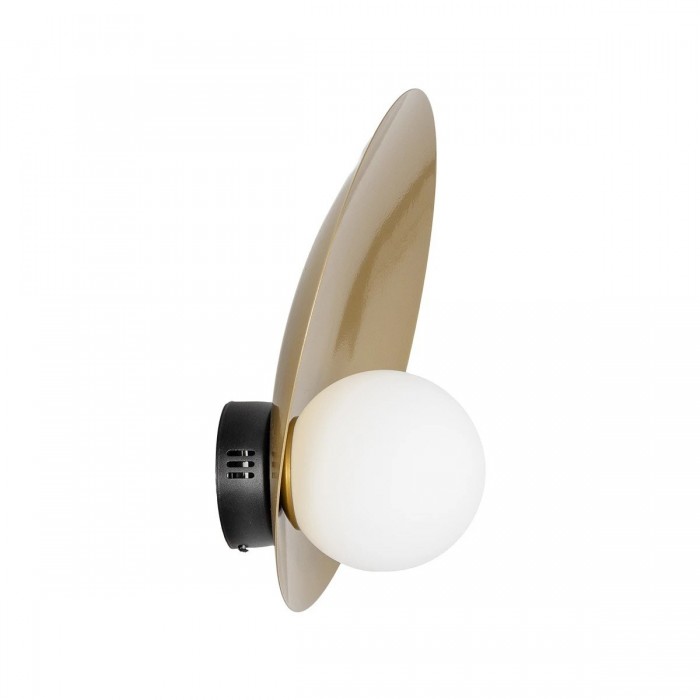 GLOBOSTAR® PLATO 203-0278 Vintage Φωτιστικό Τοίχου - Απλίκα με Ντουί 1 x E14 AC 220-240V IP20 - Χρυσό & Λευκό - M40 x Π19 x Υ40cm GLOBOSTAR® PLATO 203-0278 Vintage Φωτιστικό Τοίχου - Απλίκα με Ντουί 1 x E14 AC 220-240V IP20 - Χρυσό & Λευκό - M40 x Π19 x Υ40cm
