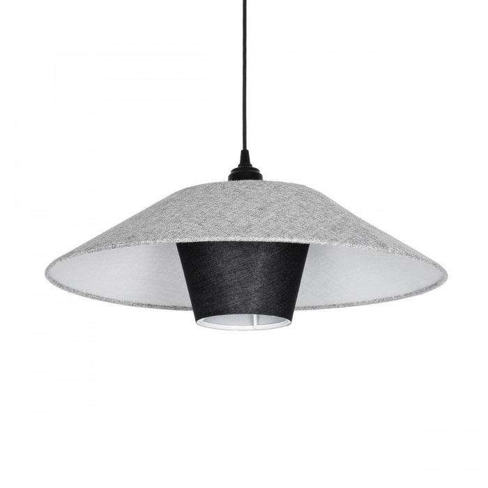GLOBOSTAR® STORM 203-0292 Μοντέρνο Κρεμαστό Φωτιστικό Οροφής με Ντουί 1 x E27 AC 220-240V IP20 - Μαύρο & Γκρί - Μ50 x Π50 x Υ24cm GLOBOSTAR® STORM 203-0292 Μοντέρνο Κρεμαστό Φωτιστικό Οροφής με Ντουί 1 x E27 AC 220-240V IP20 - Μαύρο & Γκρί - Μ50 x Π50 x Υ24cm