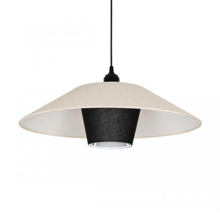 GLOBOSTAR® STORM 203-0293 Μοντέρνο Κρεμαστό Φωτιστικό Οροφής με Ντουί 1 x E27 AC 220-240V IP20 - Μαύρο & Λευκό - Μ50 x Π50 x Υ24cm GLOBOSTAR® STORM 203-0293 Μοντέρνο Κρεμαστό Φωτιστικό Οροφής με Ντουί 1 x E27 AC 220-240V IP20 - Μαύρο & Λευκό - Μ50 x Π50 x Υ24cm