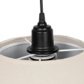 GLOBOSTAR® STORM 203-0293 Μοντέρνο Κρεμαστό Φωτιστικό Οροφής με Ντουί 1 x E27 AC 220-240V IP20 - Μαύρο & Λευκό - Μ50 x Π50 x Υ24cm GLOBOSTAR® STORM 203-0293 Μοντέρνο Κρεμαστό Φωτιστικό Οροφής με Ντουί 1 x E27 AC 220-240V IP20 - Μαύρο & Λευκό - Μ50 x Π50 x Υ24cm