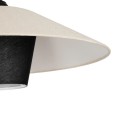 GLOBOSTAR® STORM 203-0293 Μοντέρνο Κρεμαστό Φωτιστικό Οροφής με Ντουί 1 x E27 AC 220-240V IP20 - Μαύρο & Λευκό - Μ50 x Π50 x Υ24cm GLOBOSTAR® STORM 203-0293 Μοντέρνο Κρεμαστό Φωτιστικό Οροφής με Ντουί 1 x E27 AC 220-240V IP20 - Μαύρο & Λευκό - Μ50 x Π50 x Υ24cm