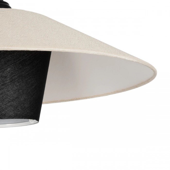 GLOBOSTAR® STORM 203-0293 Μοντέρνο Κρεμαστό Φωτιστικό Οροφής με Ντουί 1 x E27 AC 220-240V IP20 - Μαύρο & Λευκό - Μ50 x Π50 x Υ24cm GLOBOSTAR® STORM 203-0293 Μοντέρνο Κρεμαστό Φωτιστικό Οροφής με Ντουί 1 x E27 AC 220-240V IP20 - Μαύρο & Λευκό - Μ50 x Π50 x Υ24cm