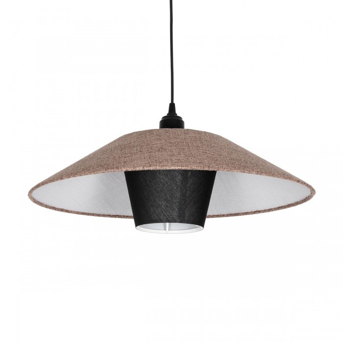 GLOBOSTAR® STORM 203-0294 Μοντέρνο Κρεμαστό Φωτιστικό Οροφής με Ντουί 1 x E27 AC 220-240V IP20 - Μαύρο & Μπεζ - Μ50 x Π50 x Υ24cm GLOBOSTAR® STORM 203-0294 Μοντέρνο Κρεμαστό Φωτιστικό Οροφής με Ντουί 1 x E27 AC 220-240V IP20 - Μαύρο & Μπεζ - Μ50 x Π50 x Υ24cm