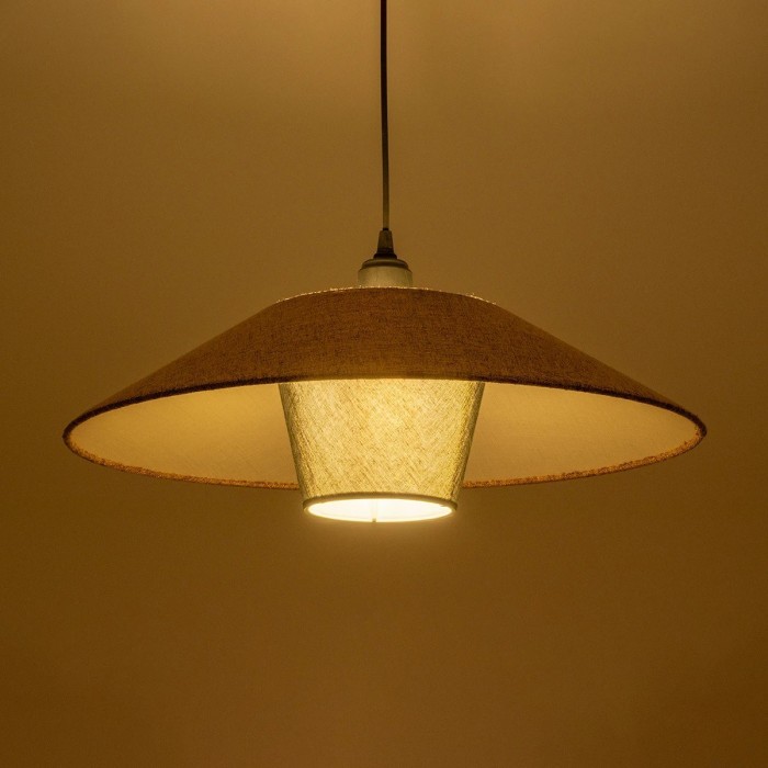 GLOBOSTAR® STORM 203-0294 Μοντέρνο Κρεμαστό Φωτιστικό Οροφής με Ντουί 1 x E27 AC 220-240V IP20 - Μαύρο & Μπεζ - Μ50 x Π50 x Υ24cm GLOBOSTAR® STORM 203-0294 Μοντέρνο Κρεμαστό Φωτιστικό Οροφής με Ντουί 1 x E27 AC 220-240V IP20 - Μαύρο & Μπεζ - Μ50 x Π50 x Υ24cm