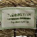 GloboStar® Artificial Garden SAMOS 20305 Διακοσμητικό Πλεκτό Καλάθι - Κασπώ Γλάστρα - Flower Pot Μπεζ με Καφέ Φ32cm x Υ58cm GloboStar® Artificial Garden SAMOS 20305 Διακοσμητικό Πλεκτό Καλάθι - Κασπώ Γλάστρα - Flower Pot Μπεζ με Καφέ Φ32cm x Υ58cm