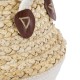 GloboStar® Artificial Garden KIMOLOS 20311 Διακοσμητικό Πλεκτό Καλάθι - Κασπώ Γλάστρα - Flower Pot Μπεζ με Λευκό Φ29cm x Υ30cm GloboStar® Artificial Garden KIMOLOS 20311 Διακοσμητικό Πλεκτό Καλάθι - Κασπώ Γλάστρα - Flower Pot Μπεζ με Λευκό Φ29cm x Υ30cm