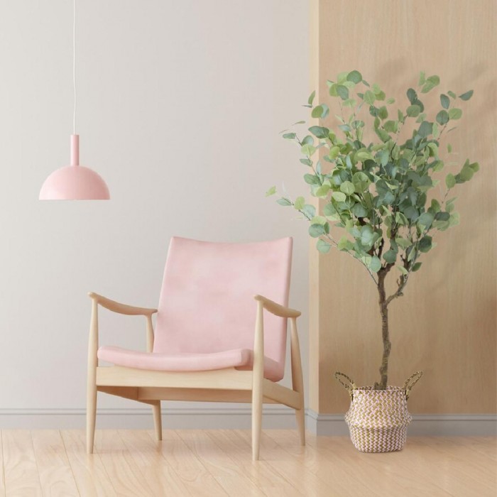 GloboStar® Artificial Garden LEROS 20341 Διακοσμητικό Ψάθινο Καλάθι - Κασπώ Γλάστρα - Flower Pot Ροζ με Καφέ Φ18cm x Υ20cm GloboStar® Artificial Garden LEROS 20341 Διακοσμητικό Ψάθινο Καλάθι - Κασπώ Γλάστρα - Flower Pot Ροζ με Καφέ Φ18cm x Υ20cm