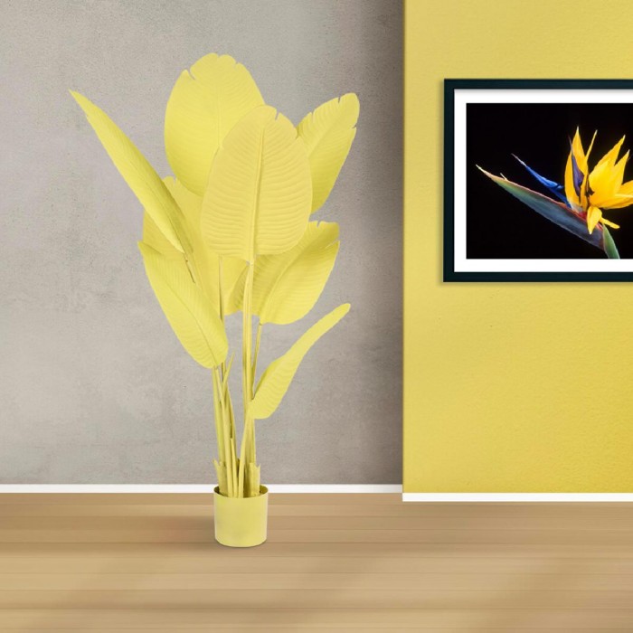 GloboStar® Artificial Garden YELLOW STRELITZIA 20367 Τεχνητό Διακοσμητικό Φυτό Κίτρινη Στερλίτσια Υ120cm GloboStar® Artificial Garden YELLOW STRELITZIA 20367 Τεχνητό Διακοσμητικό Φυτό Κίτρινη Στερλίτσια Υ120cm