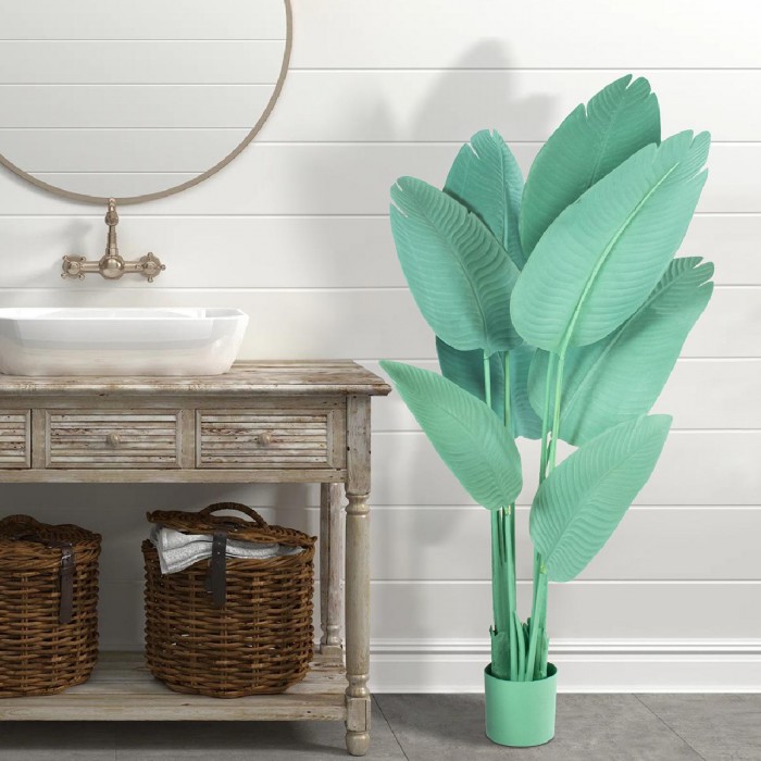 GloboStar® Artificial Garden TURQUOISE STRELITZIA 20368 Τεχνητό Διακοσμητικό Φυτό Τιρκουάζ Στερλίτσια Υ120cm GloboStar® Artificial Garden TURQUOISE STRELITZIA 20368 Τεχνητό Διακοσμητικό Φυτό Τιρκουάζ Στερλίτσια Υ120cm