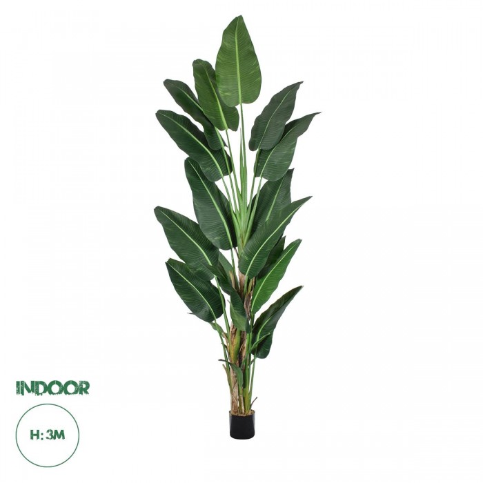GloboStar® Artificial Garden BANANA TREE 20382 Τεχνητό Διακοσμητικό Φυτό  Μπανανιά Υ300cm