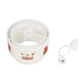 GLOBOSTAR® OWL 204-0001 Παιδικό Κρεμαστό Φωτιστικό Οροφής με Ντουί 1 x E27 AC 220-240V IP20 - Πολύχρωμο - Μ30 x Π30 x Υ24cm