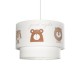 GLOBOSTAR® BEAR 204-0003 Παιδικό Κρεμαστό Φωτιστικό Οροφής με Ντουί 1 x E27 AC 220-240V IP20 - Πολύχρωμο - Μ30 x Π30 x Υ24cm