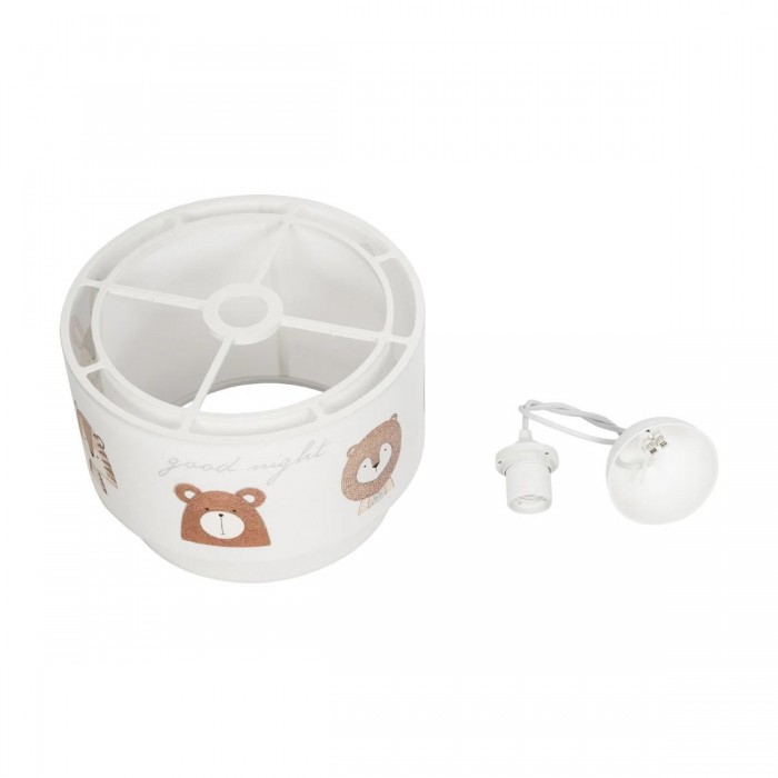 GLOBOSTAR® BEAR 204-0003 Παιδικό Κρεμαστό Φωτιστικό Οροφής με Ντουί 1 x E27 AC 220-240V IP20 - Πολύχρωμο - Μ30 x Π30 x Υ24cm