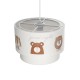 GLOBOSTAR® BEAR 204-0003 Παιδικό Κρεμαστό Φωτιστικό Οροφής με Ντουί 1 x E27 AC 220-240V IP20 - Πολύχρωμο - Μ30 x Π30 x Υ24cm