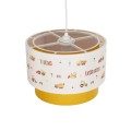 GLOBOSTAR® EXCAVATOR 204-0005 Παιδικό Κρεμαστό Φωτιστικό Οροφής με Ντουί 1 x E27 AC 220-240V IP20 - Πολύχρωμο - Μ30 x Π30 x Υ24cm