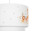 GLOBOSTAR® GIRAFFE 204-0007 Παιδικό Κρεμαστό Φωτιστικό Οροφής με Ντουί 1 x E27 AC 220-240V IP20 - Πολύχρωμο - Μ30 x Π30 x Υ24cm