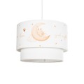 GLOBOSTAR® MOON 204-0011 Παιδικό Κρεμαστό Φωτιστικό Οροφής με Ντουί 1 x E27 AC 220-240V IP20 - Πολύχρωμο - Μ30 x Π30 x Υ24cm