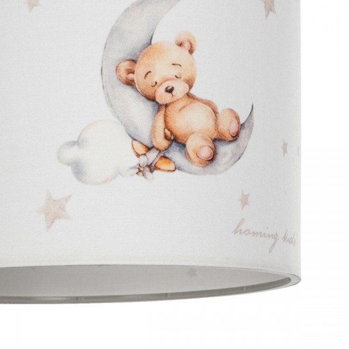 GLOBOSTAR® MOON 204-0013 Παιδικό Κρεμαστό Φωτιστικό Οροφής με Ντουί 1 x E27 AC 220-240V IP20 - Πολύχρωμο - Μ28 x Π28 x Υ24cm