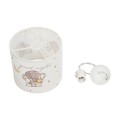 GLOBOSTAR® ELEPHANT 204-0020 Παιδικό Κρεμαστό Φωτιστικό Οροφής με Ντουί 1 x E27 AC 220-240V IP20 - Πολύχρωμο - Μ24 x Π24 x Υ23cm