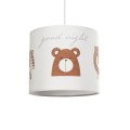 GLOBOSTAR® BEAR 204-0021 Παιδικό Κρεμαστό Φωτιστικό Οροφής με Ντουί 1 x E27 AC 220-240V IP20 - Πολύχρωμο - Μ24 x Π24 x Υ23cm