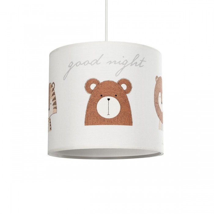 GLOBOSTAR® BEAR 204-0021 Παιδικό Κρεμαστό Φωτιστικό Οροφής με Ντουί 1 x E27 AC 220-240V IP20 - Πολύχρωμο - Μ24 x Π24 x Υ23cm