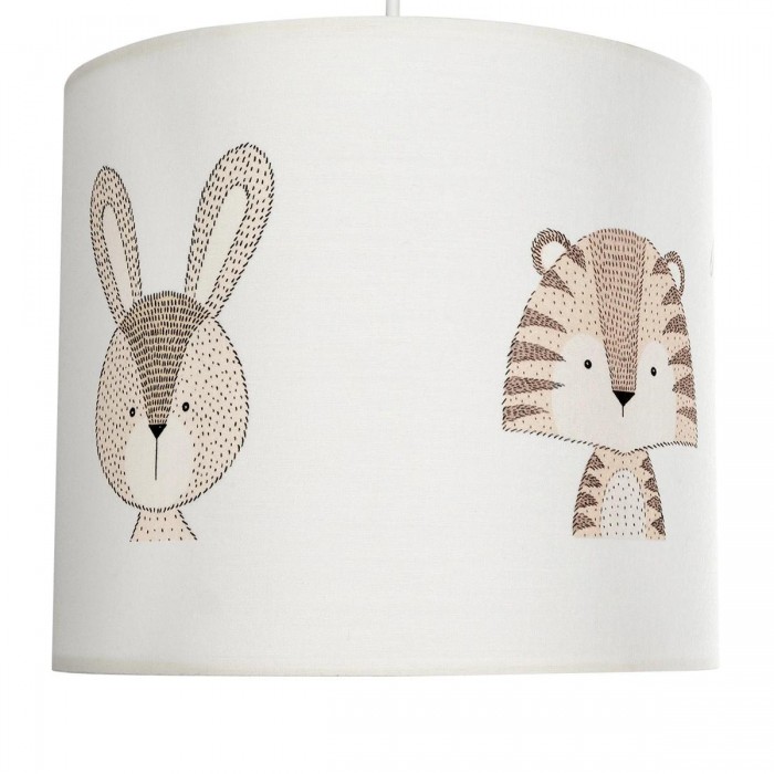 GLOBOSTAR® BEAR 204-0021 Παιδικό Κρεμαστό Φωτιστικό Οροφής με Ντουί 1 x E27 AC 220-240V IP20 - Πολύχρωμο - Μ24 x Π24 x Υ23cm