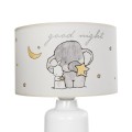 GLOBOSTAR® ELEPHANT 204-0025 Παιδικό Επιτραπέζιο Φωτιστικό Πορτατίφ με Ντουί 1 x E27 AC 220-240V IP20 - Πολύχρωμο - Μ24 x Π24 x Υ32cm