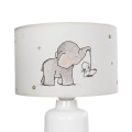GLOBOSTAR® ELEPHANT 204-0025 Παιδικό Επιτραπέζιο Φωτιστικό Πορτατίφ με Ντουί 1 x E27 AC 220-240V IP20 - Πολύχρωμο - Μ24 x Π24 x Υ32cm