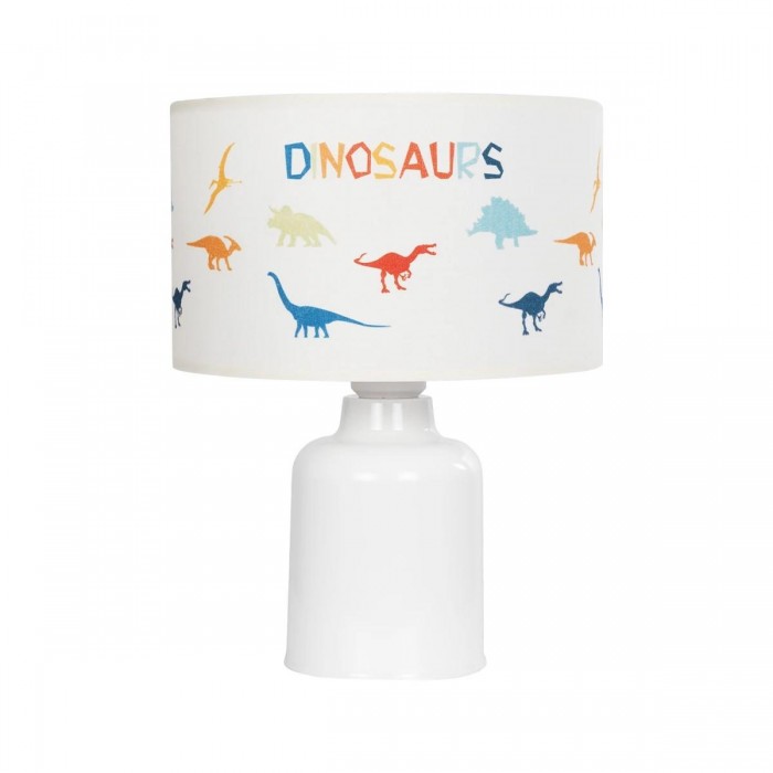 GLOBOSTAR® DINO 204-0028 Παιδικό Επιτραπέζιο Φωτιστικό Πορτατίφ με Ντουί 1 x E27 AC 220-240V IP20 - Πολύχρωμο - Μ24 x Π24 x Υ32cm