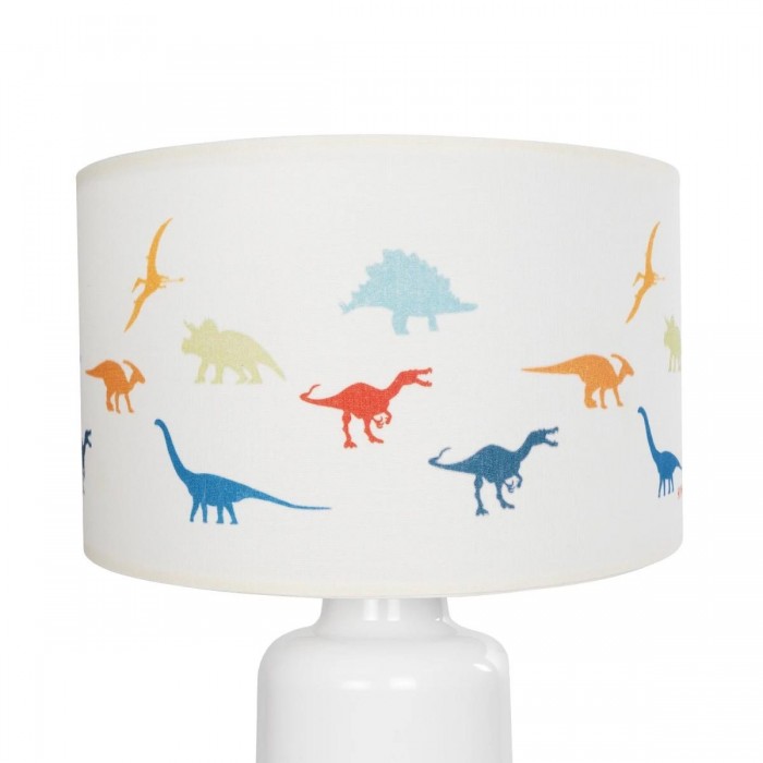 GLOBOSTAR® DINO 204-0028 Παιδικό Επιτραπέζιο Φωτιστικό Πορτατίφ με Ντουί 1 x E27 AC 220-240V IP20 - Πολύχρωμο - Μ24 x Π24 x Υ32cm