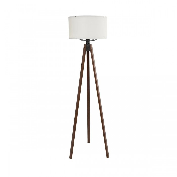 GLOBOSTAR® SAGA 204-0031 Μοντέρνο Επιδαπέδιο Φωτιστικό με Ντουί 1 x E27 AC 220-240V IP20 - Καφέ & Μπεζ - Μ38 x Π38 x Υ140cm