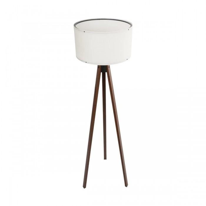 GLOBOSTAR® SAGA 204-0031 Μοντέρνο Επιδαπέδιο Φωτιστικό με Ντουί 1 x E27 AC 220-240V IP20 - Καφέ & Μπεζ - Μ38 x Π38 x Υ140cm