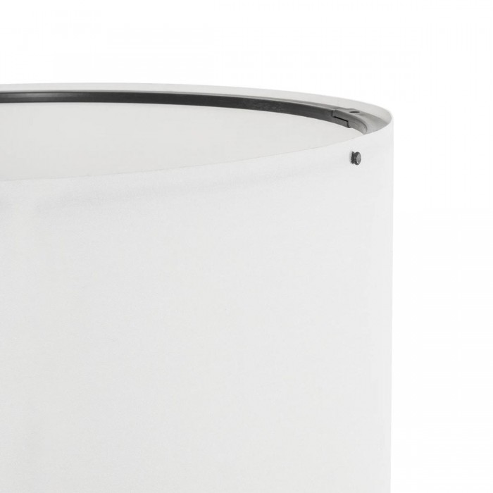 GLOBOSTAR® SAGA 204-0032 Μοντέρνο Επιδαπέδιο Φωτιστικό με Ντουί 1 x E27 AC 220-240V IP20 - Καφέ & Λευκό - Μ38 x Π38 x Υ140cm