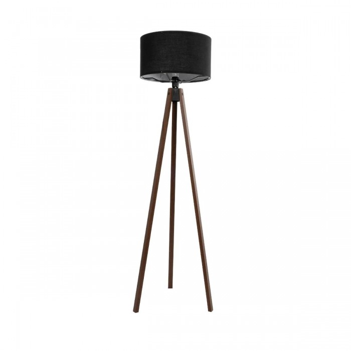 GLOBOSTAR® SAGA 204-0038 Μοντέρνο Επιδαπέδιο Φωτιστικό με Ντουί 1 x E27 AC 220-240V IP20 - Καφέ & Μαύρο - Μ38 x Π38 x Υ140cm
