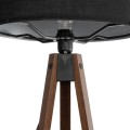 GLOBOSTAR® SAGA 204-0038 Μοντέρνο Επιδαπέδιο Φωτιστικό με Ντουί 1 x E27 AC 220-240V IP20 - Καφέ & Μαύρο - Μ38 x Π38 x Υ140cm