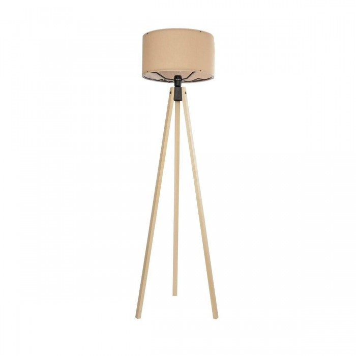 GLOBOSTAR® SAGA 204-0043 Μοντέρνο Επιδαπέδιο Φωτιστικό με Ντουί 1 x E27 AC 220-240V IP20 - Μπεζ - Μ38 x Π38 x Υ140cm